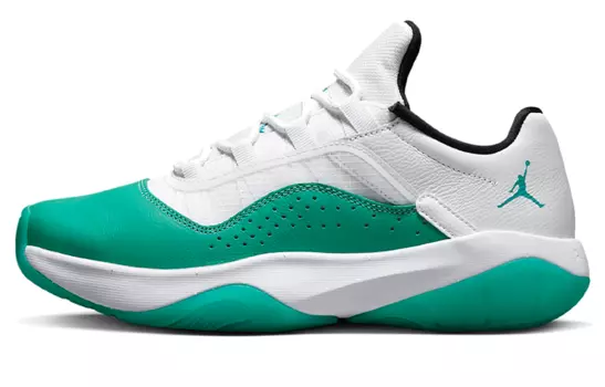 Кроссовки Jordan Air Jordan 11 Vintage Basketball DV2629-103, белый/зеленый