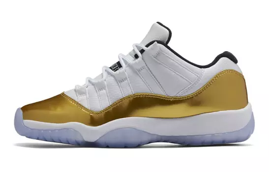 Кроссовки Jordan Air Jordan 11 Vintage Basketball, белый/темно-желтый