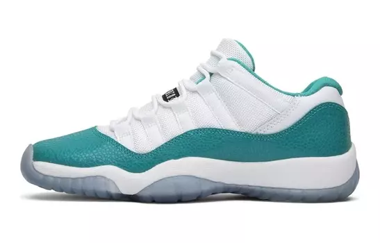 Кроссовки Jordan Air Jordan 11 Vintage Basketball, белый/бирюзовый