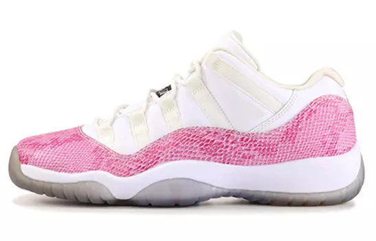 Кроссовки Jordan Air Jordan 11 Vintage Basketball 580521-108, белый/розовый