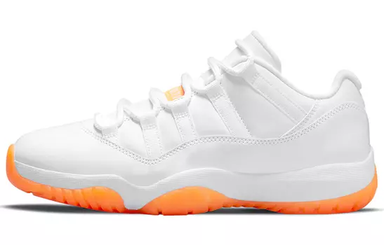 Кроссовки Jordan Air Jordan 11 Vintage Basketball, белый/оранжевый