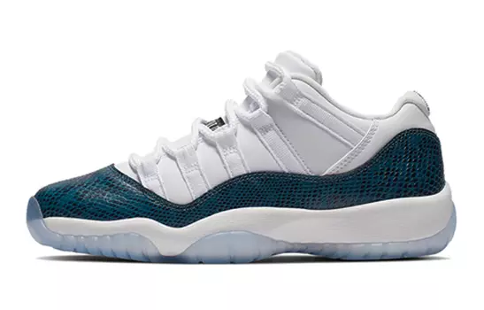 Кроссовки Jordan Air Jordan 11 Vintage Basketball, белый/темно-синий