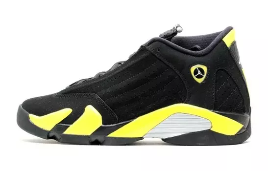 Кроссовки Jordan Air Jordan 14 Vintage Basketball Women, черный/желтый