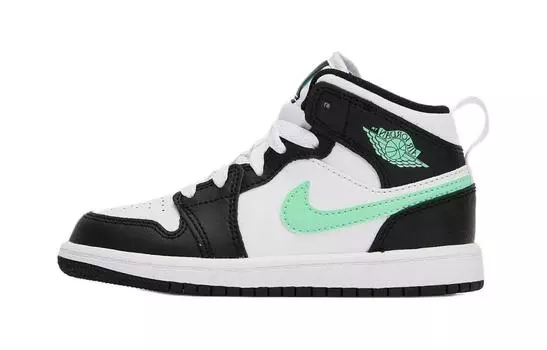 Jordan Air Jordan 1 Детские кроссовки для скейтбординга PS, White/Green