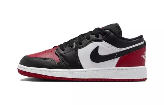 Jordan Air Jordan 1 Kids Баскетбольные кроссовки для детей, Черный Красный