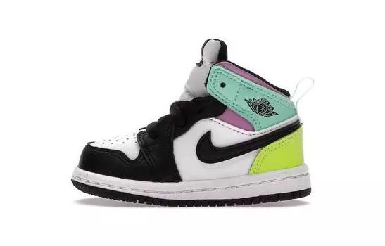 Сандалии Jordan 1 Mid Pastel Black Toe TD