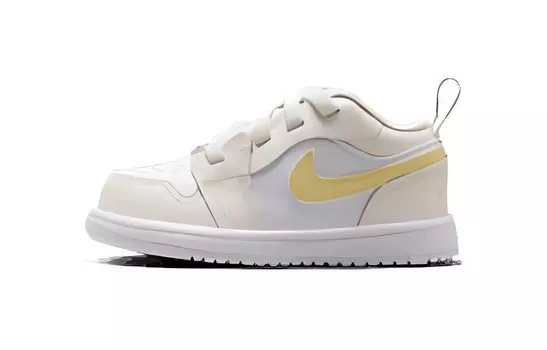 Jordan Air Jordan 1 Обувь для малышей TD, White/Yellow