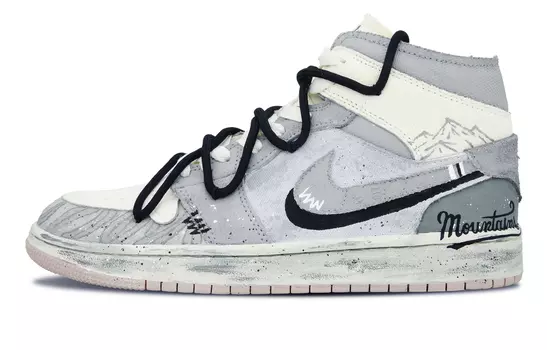 Jordan Air Jordan 1 Обувь для скейтбординга Мужчины, Light Gray