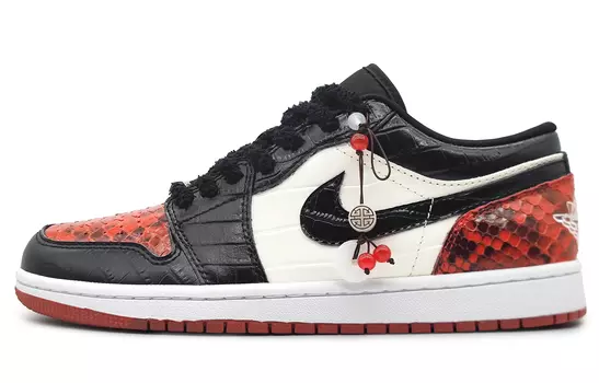 Jordan Air Jordan 1 Обувь для скейтбординга Мужчины, Red/Black