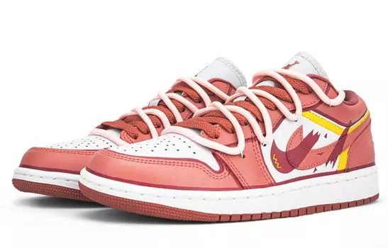 Jordan Air Jordan 1 Vintage Баскетбольные кроссовки унисекс, Pink