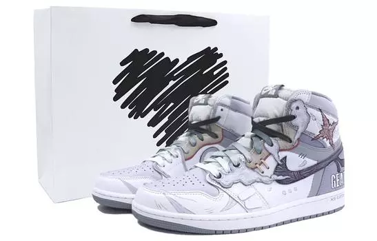 Jordan Air Jordan 1 Vintage Баскетбольные кроссовки унисекс, Lavender