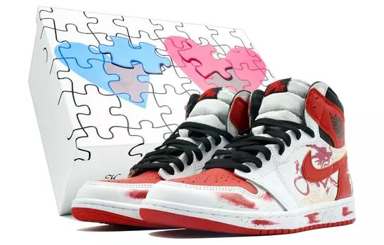 Jordan Air Jordan 1 Vintage Баскетбольные кроссовки унисекс, Red