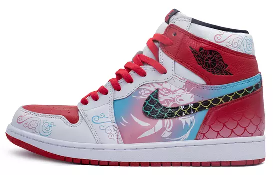 Jordan Air Jordan 1 Vintage Баскетбольные кроссовки унисекс, Scarlet