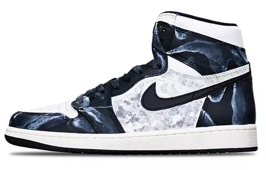 Кроссовки Air JORDAN 1 Vintage Basketball Shoes Unisex High-Top Black White