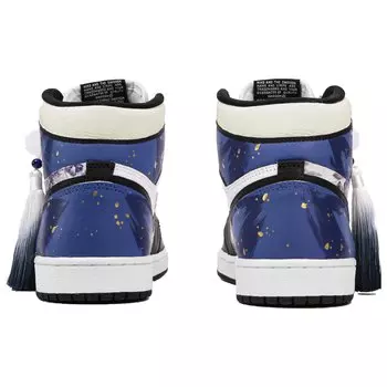 Кроссовки Air JORDAN 1 Vintage Basketball Shoes Unisex High-Top Blue Black White
