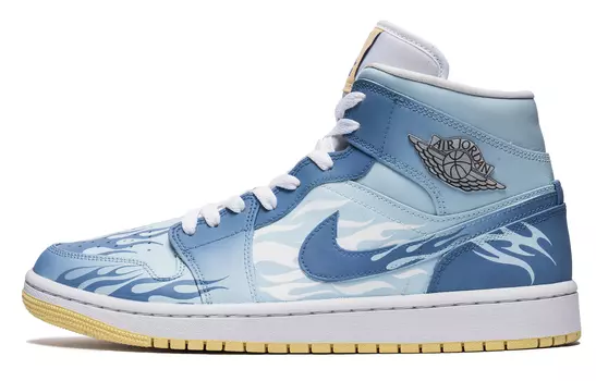 Jordan Air Jordan 1 Vintage Баскетбольные кроссовки унисекс, Blue