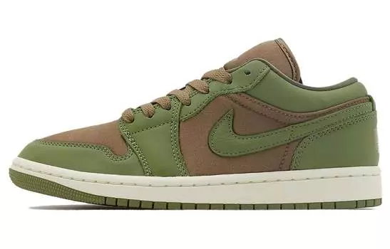 Jordan Air Jordan 1 Vintage Баскетбольные кроссовки унисекс, Green/Brown/Beige/Dark Gum