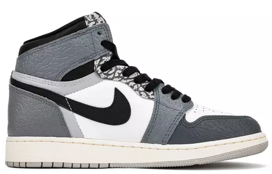 Jordan Air Jordan 1 Vintage Баскетбольные кроссовки унисекс, Dark Gray