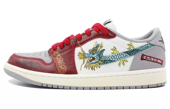 Jordan Air Jordan 1 Vintage Баскетбольные кроссовки унисекс, Red