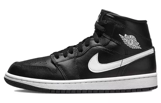 Кроссовки JORDAN 1 Mid Black White Women's