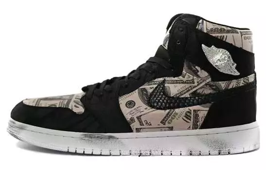 Jordan Air Jordan 1 Vintage Баскетбольные кроссовки унисекс, Black