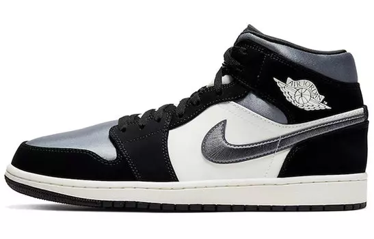Кроссовки Jordan 1 Mid 'Satin Grey Toe'