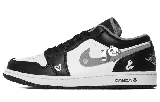 Кроссовки Jordan Air Jordan 1 Vintage Basketball Unisex, черный/белый/серый