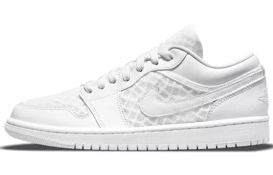 Кроссовки Jordan 1 Retro Low Breathe Triple White Women's
