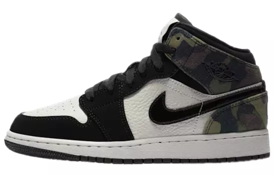 Кроссовки Jordan 1 Mid Camo GS