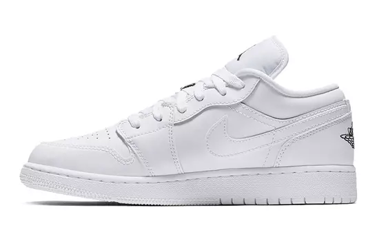 Кроссовки Jordan 1 Low GS White Black