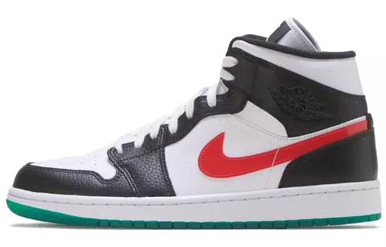 Кроссовки JORDAN 1 Mid Alternate Swooshes Red Yellow Women's