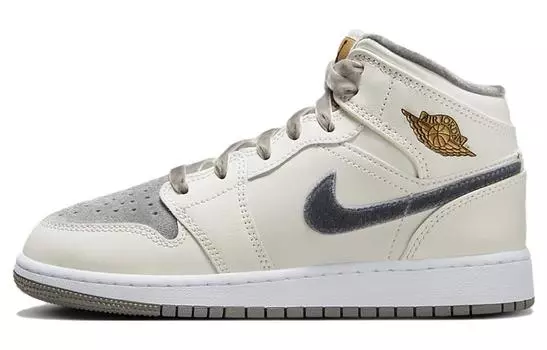 Кроссовки Jordan Air Jordan 1 Basketball Women, серый/темно-синий