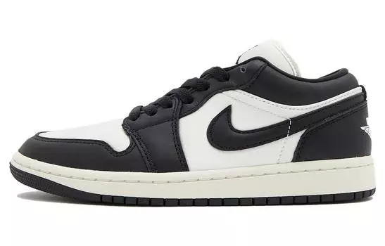 Jordan Air Jordan 1 Винтажные баскетбольные кроссовки женские, черное и белое