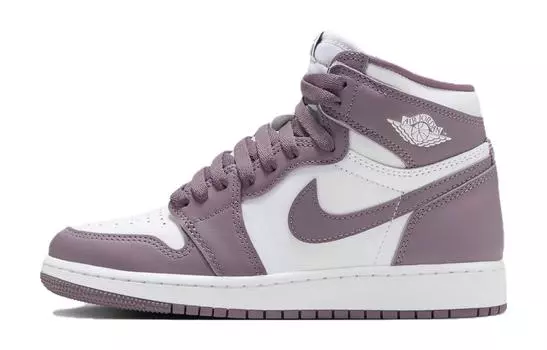 Jordan Air Jordan 1 Винтажные женские баскетбольные кроссовки, PurpleWhite
