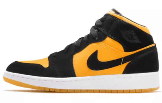 Кроссовки Jordan 1 Mid SE GC University Gold GS