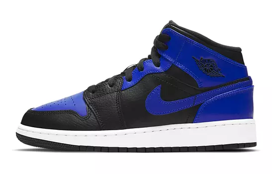 Кроссовки Jordan 1 Mid Hyper Royal GS
