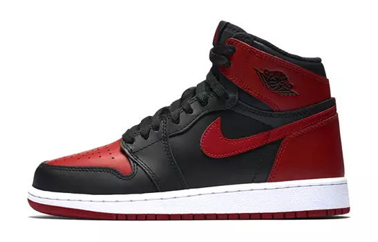 Кроссовки Jordan 1 Retro Bred Banned 2016 GS