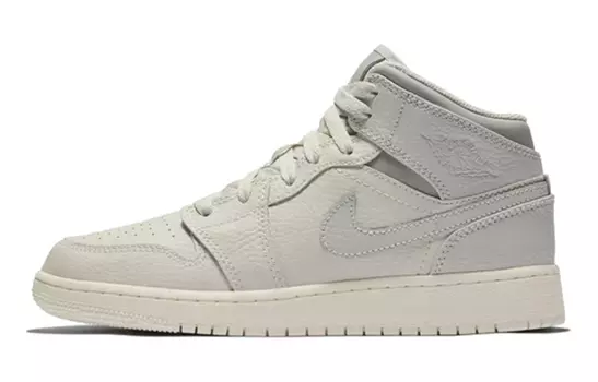 Кроссовки Jordan 1 Mid Light Bone/Wolf Grey
