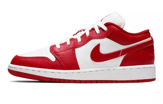 Кроссовки Jordan 1 Low Gym Red White GS