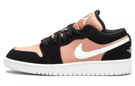 Кроссовки Jordan 1 Low GS White Rose Gold