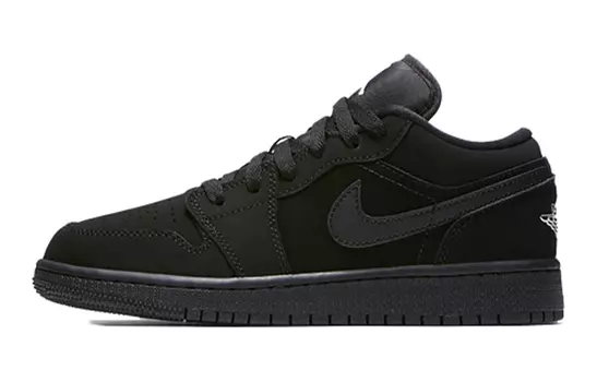 Кроссовки Jordan 1 Retro Low GS Triple Black