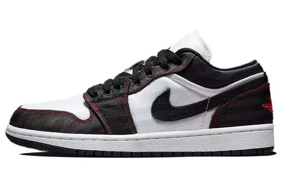 Кроссовки JORDAN 1 Low Se Utility White Black Gym Red Women's