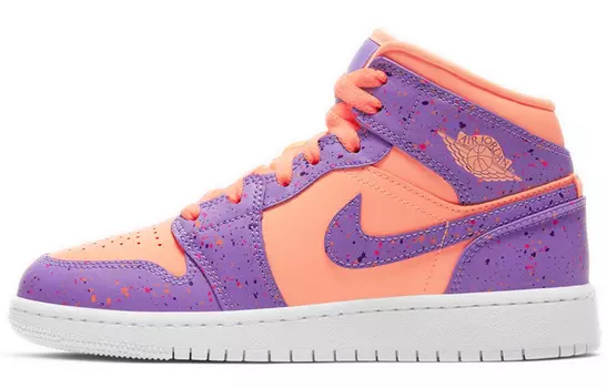 Кроссовки Air Jordan 1 Mid SE GS Atomic Pulse