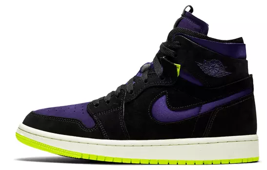 Кроссовки JORDAN 1 High Zoom Air Cmft Black Court Purple Lemon Venom Women's
