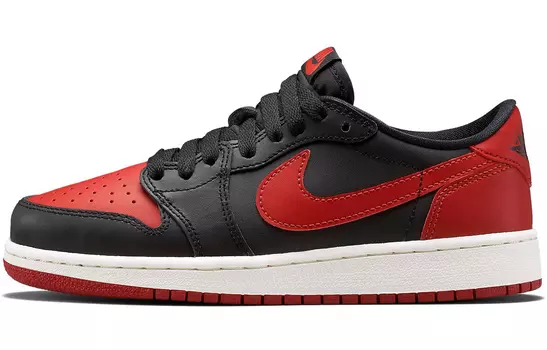 Кроссовки Air Jordan 1 Retro Low OG GS 'Bred'