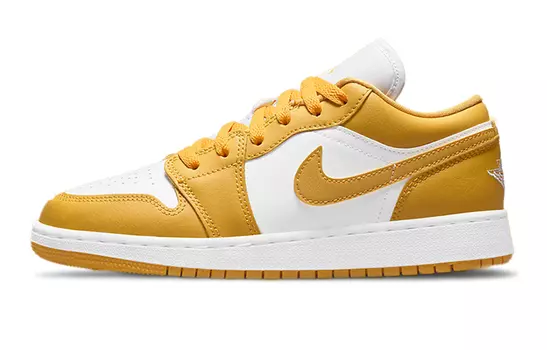 Кроссовки Jordan 1 Low White Pollen GS