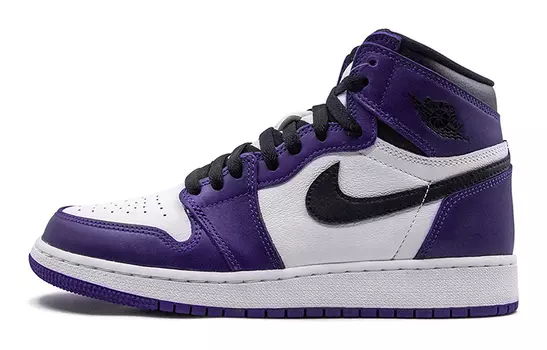 Кроссовки Jordan 1 Retro High Court Purple White GS