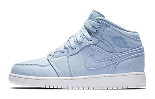 Кроссовки Jordan 1 Mid BG Easter Blue