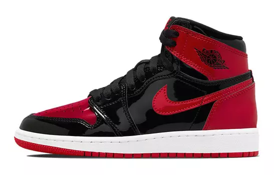 Кроссовки Jordan 1 Retro High OG Patent Bred GS