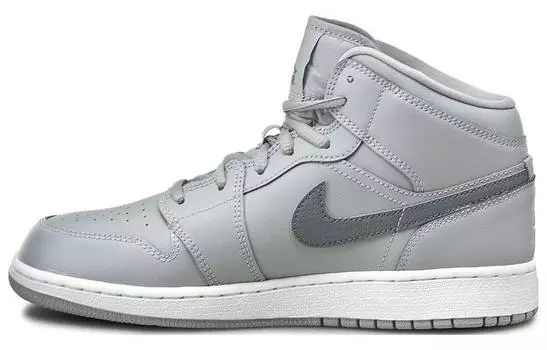 Кроссовки Jordan 1 Mid BG Wolf Grey